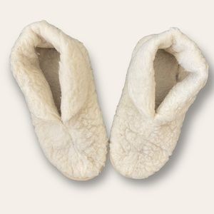Fleece felt sole slippers FREE WITH PURCHASE